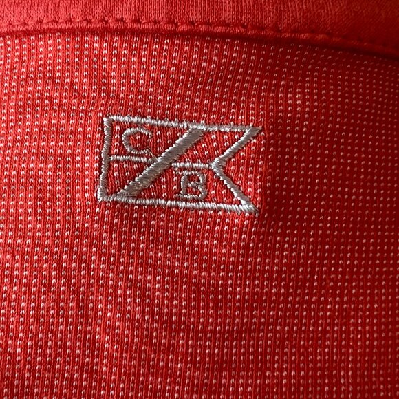 Cutter & Buck XL DryTec Orange Polo - Moisture Wicking Golf/Sports Shirt Sz XL - Picture 4 of 9